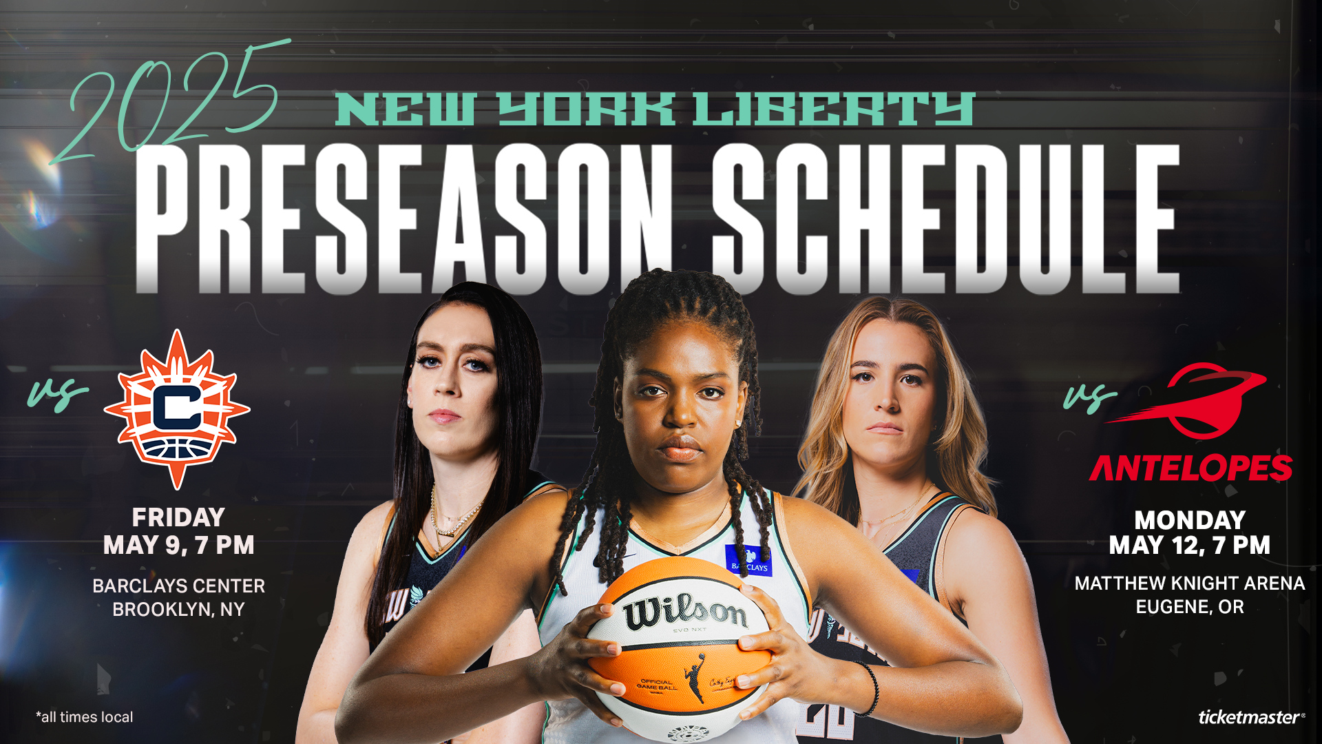New York Liberty Announce 2025 Season Schedule